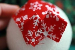 Szyszki z kul styropianowych Szyszki