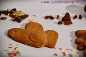 Serca z pierników pyszne pierniki, piernik przepis, gwiazdka