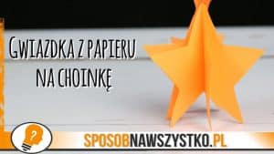 Ozdoby świąteczne z papieru