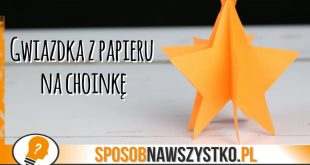 Ozdoby świąteczne z papieru