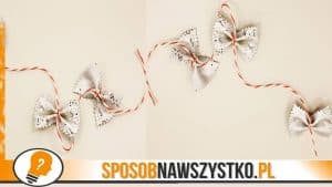 Ozdoby na choinkę z makaronu