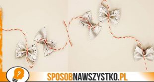 Ozdoby na choinkę z makaronu