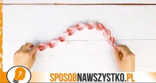 Jak zrobić papierowy łańcuch z serc?