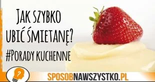 ubijanie smietany bez miksera