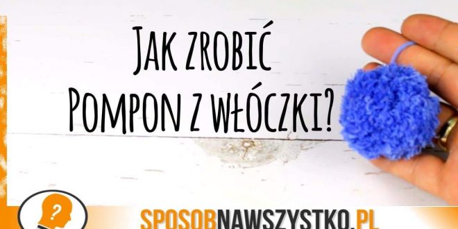 pompon z wloczki