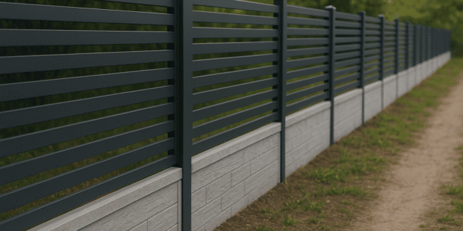 Płyty betonowe – trwała i estetyczna podmurówka, która wzmacnia każde ogrodzenie